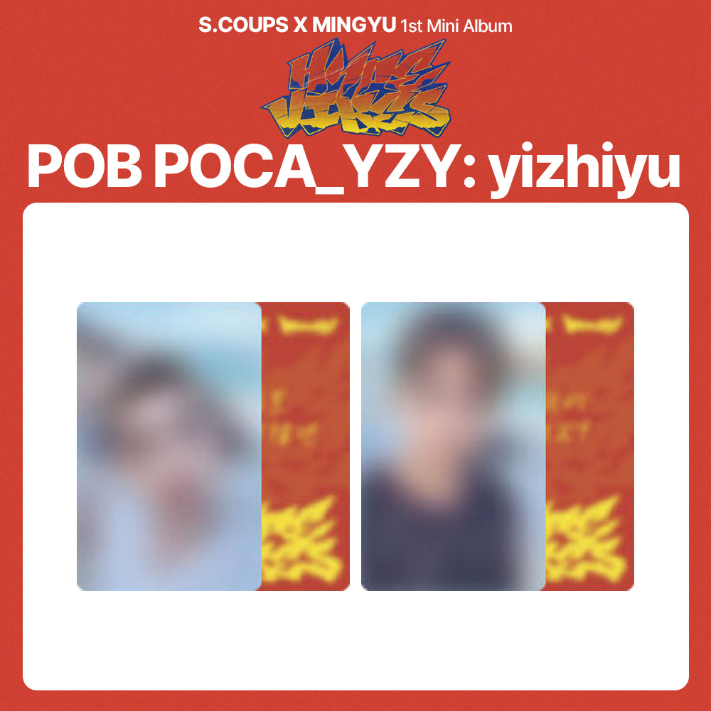 SVT S.COUPS X MINGYU 1st Mini Album 'HYPE VIBES' POB (YZY: yizhiyu-WINK)