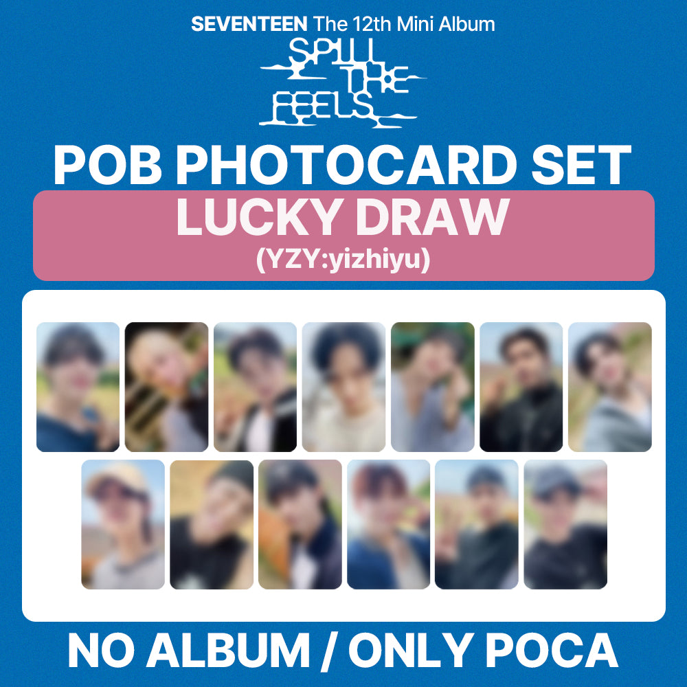 SEVENTEEN 12th Mini Album 'SPILL THE FEELS' YIZHIYU Luckydraw