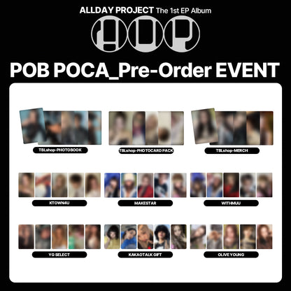 ALLDAY PROJECT The 1st EP Album 'ALLDAY PROJECT' POB