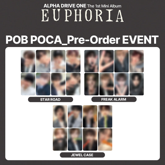 ALPHA DRIVE ONE The 1st Mini Album 'EUPHORIA' POB (StarRiver)