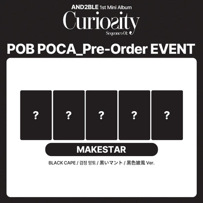 AND2BLE 1st Mini Album 'Sequence 01: Curiosity' POB