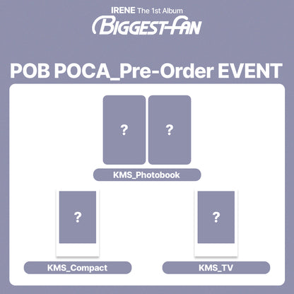 IRENE The 1st Album 'Biggest Fan' POB (KMStation)