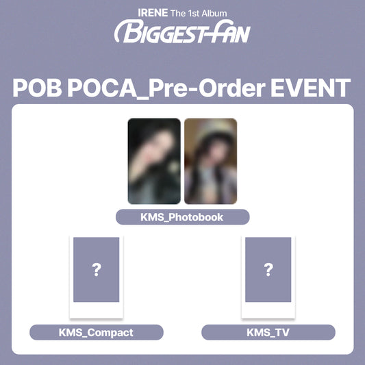 IRENE The 1st Album 'Biggest Fan' POB (KMStation)