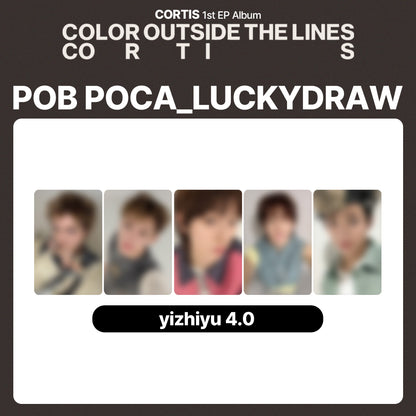 CORTIS 1st EP Album 'COLOR OUTSIDE THE LINES' LUCKYDRAW (YZY: yizhiyu 4.0)