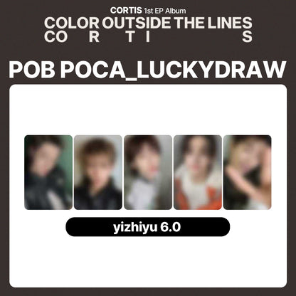 CORTIS 1st EP Album 'COLOR OUTSIDE THE LINES' LUCKYDRAW (YZY: yizhiyu 6.0)