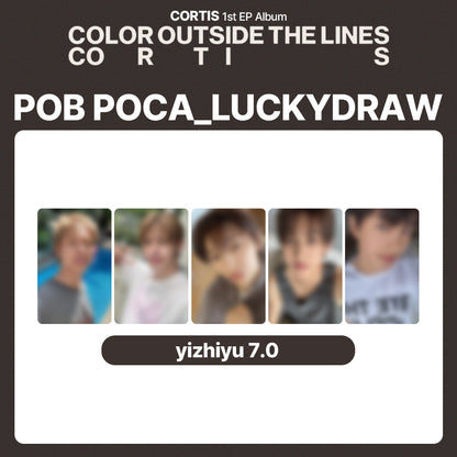 CORTIS 1st EP Album 'COLOR OUTSIDE THE LINES' LUCKYDRAW (YZY: yizhiyu 7.0)