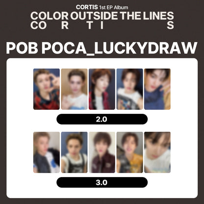 CORTIS 1st EP Album 'COLOR OUTSIDE THE LINES' LUCKYDRAW (YZY: yizhiyu)