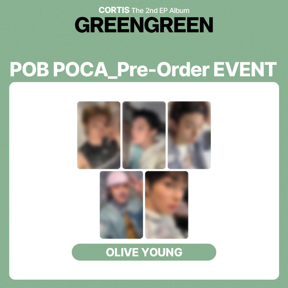 CORTIS 2nd EP Album 'GREENGREEN' POB (OLIVE YOUNG)