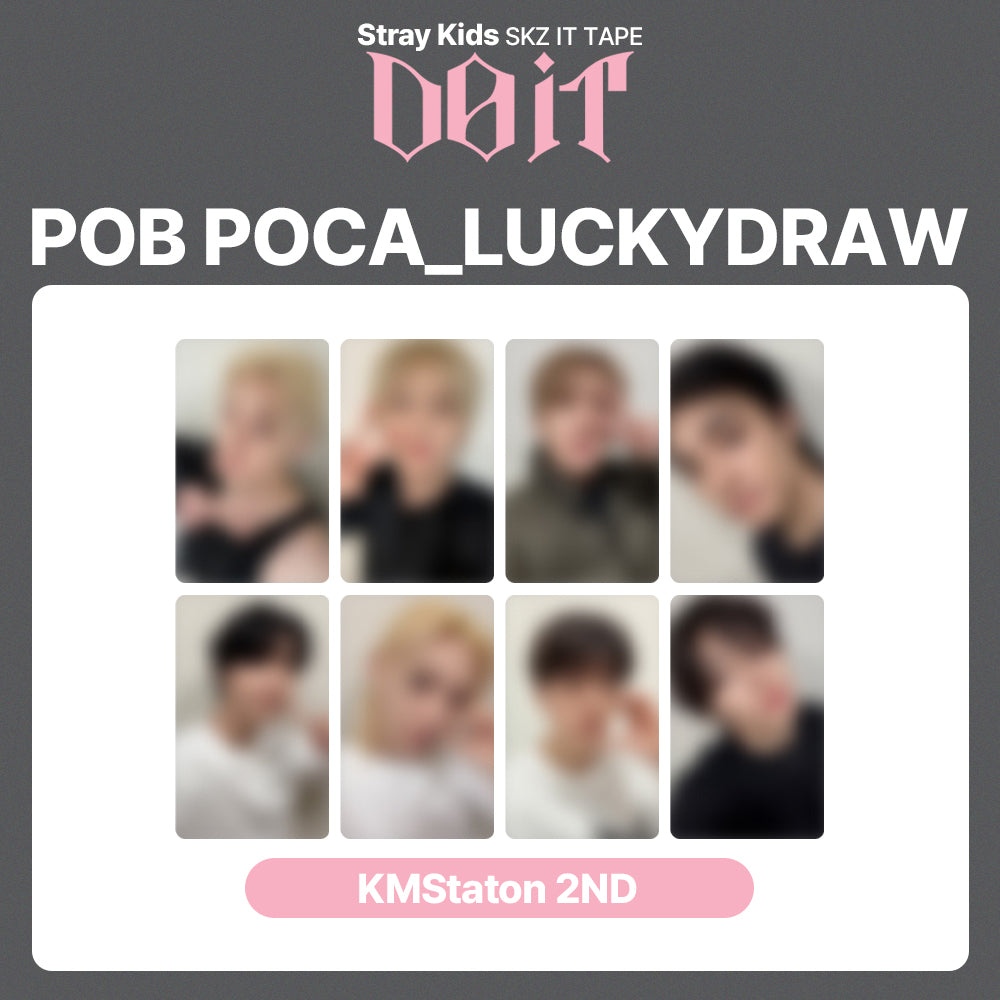 Stray Kids SKZ IT TAPE Album 'DO IT' LUCKYDRAW (KMStation 2ND)