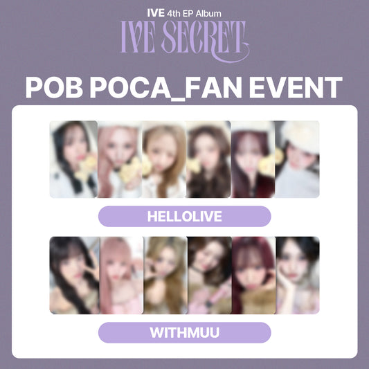 IVE 4th EP Album 'IVE SECRET' FAN EVENT (HELLOLIVE 2ND/WITHMUU 3RD)
