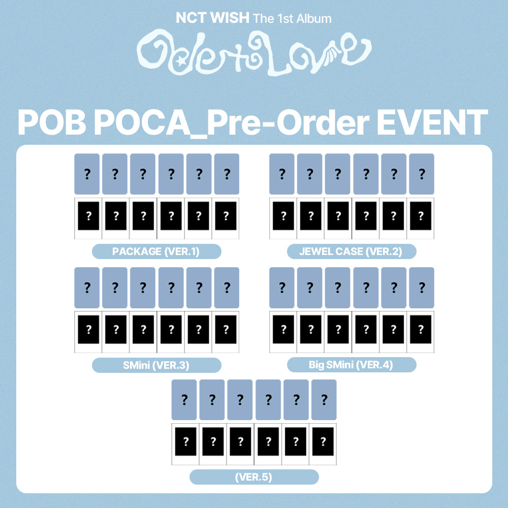 NCT WISH The 1st Album 'Ode to Love' POB (KMStation)