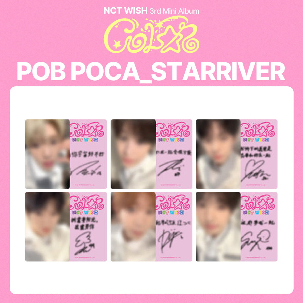 NCT WISH 3rd Mini Album 'COLOR' LUCKYDRAW (StarRiver) – PopKshop