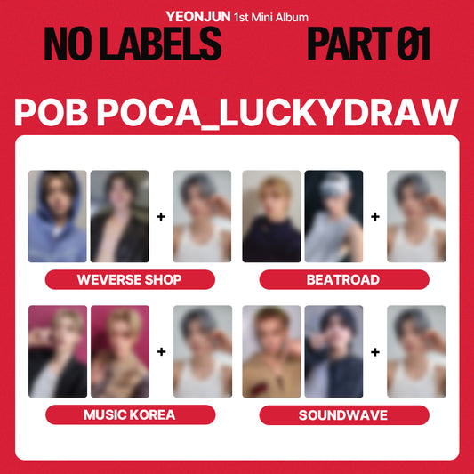 TXT YEONJUN 1st Mini Album 'NO LABELS: PART 01' LUCKYDRAW