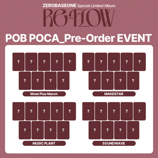 ZEROBASEONE Special Limited Album 'RE-FLOW' POB