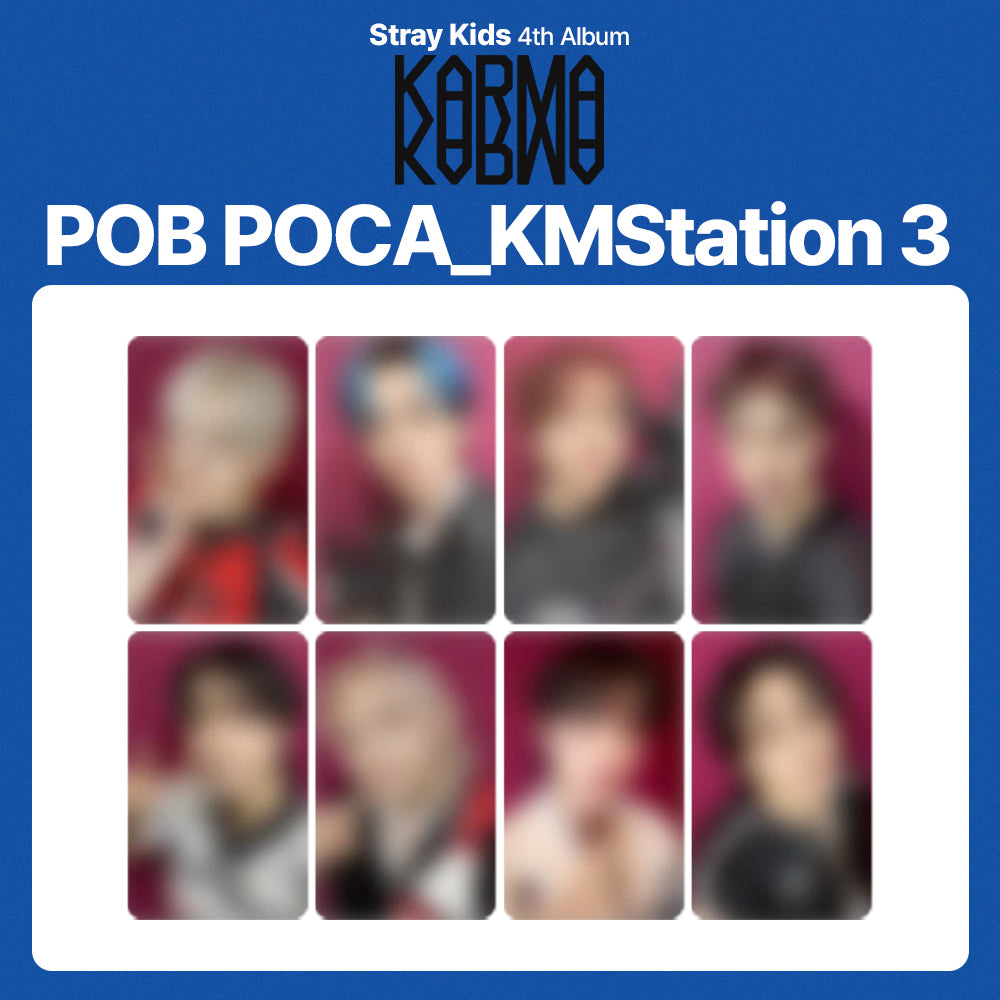 K-POP・アジア IVE kms kmstation SKZ [official] Kmstation Kms Rock Star Photocard Stray Kids