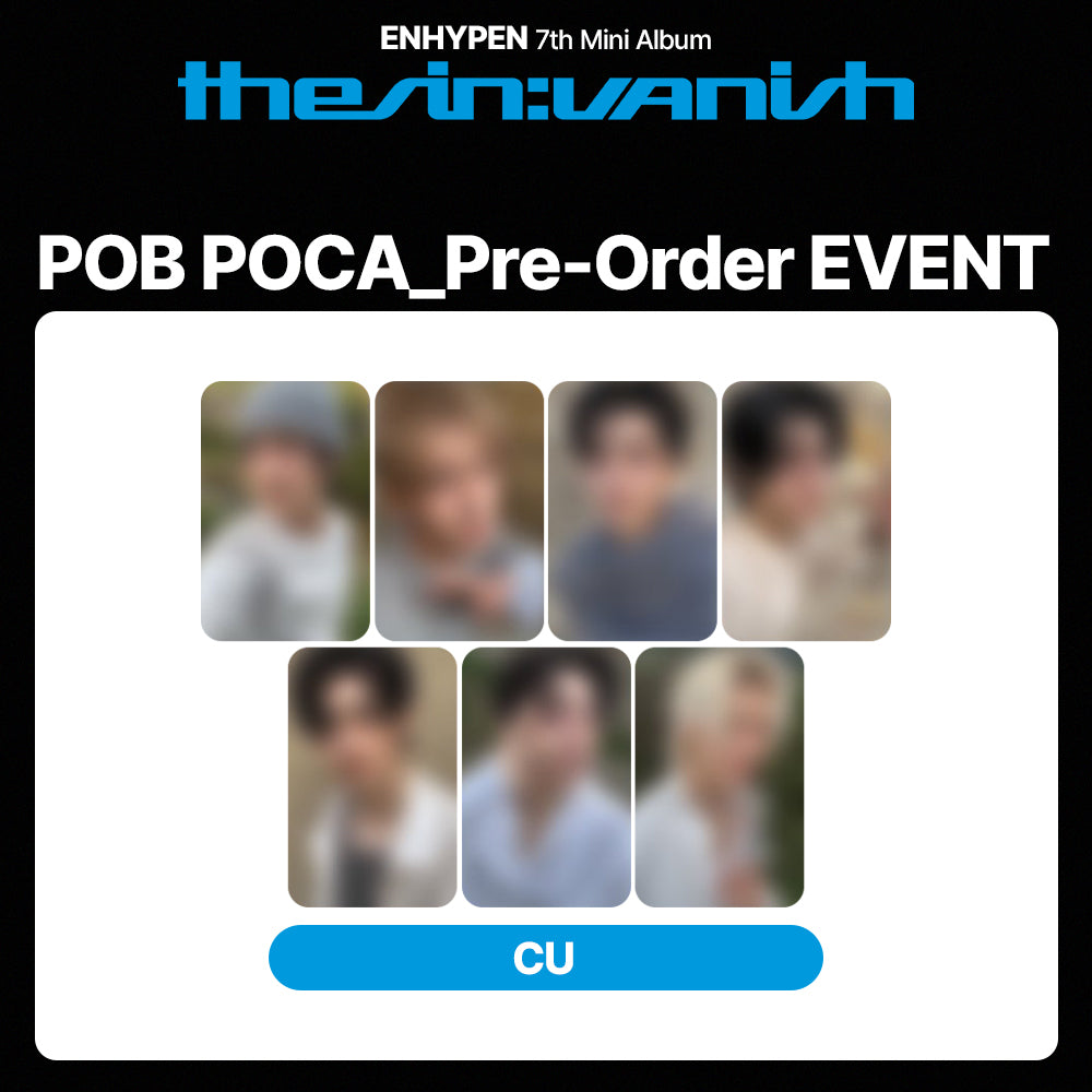 ENHYPEN 7th Mini Album 'THE SIN: VANISH' POB (CU)