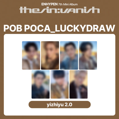 ENHYPEN 7th Mini Album 'THE SIN : VANISH' LUCKYDRAW (yizhiyu 2.0)