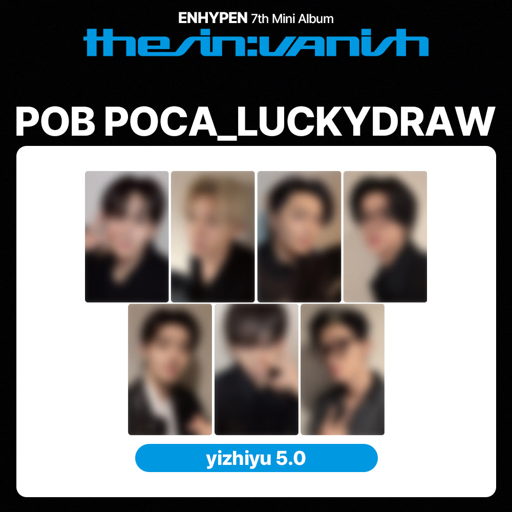 ENHYPEN 7th Mini Album 'THE SIN : VANISH' LUCKYDRAW (yizhiyu 5.0)