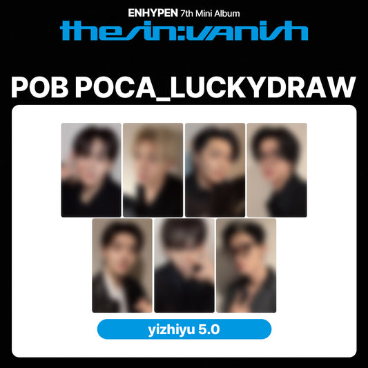 ENHYPEN 7th Mini Album 'THE SIN : VANISH' LUCKYDRAW (yizhiyu 5.0)