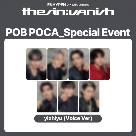 ENHYPEN 7th Mini Album 'THE SIN : VANISH' POB (YZY Voice)